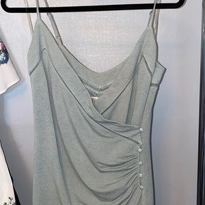 Sage mini dress